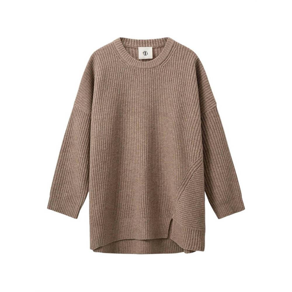 NEW THE GARMENT women's como giant wool sweater in barely beige